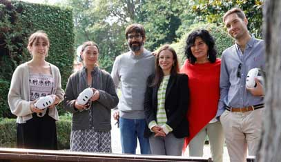 Collage de obras de los artistas internacionales de Horizontes Cyborg