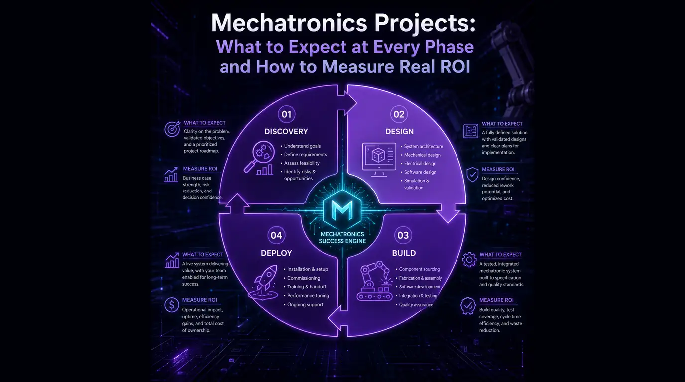 Mechatronics Projects: What to Expect at Every Phase and How to Measure Real ROI