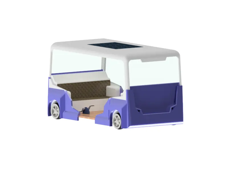 E-Pedal Vehicle: Solar Public Transport with Gamification